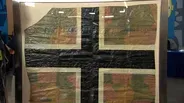 Appraisal: WWI German Aircraft Fabric Fragment, ca. 1918