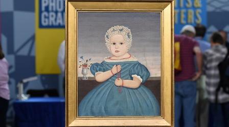 Video thumbnail: Antiques Roadshow Appraisal: Folk Art Portrait of a Child, ca. 1838