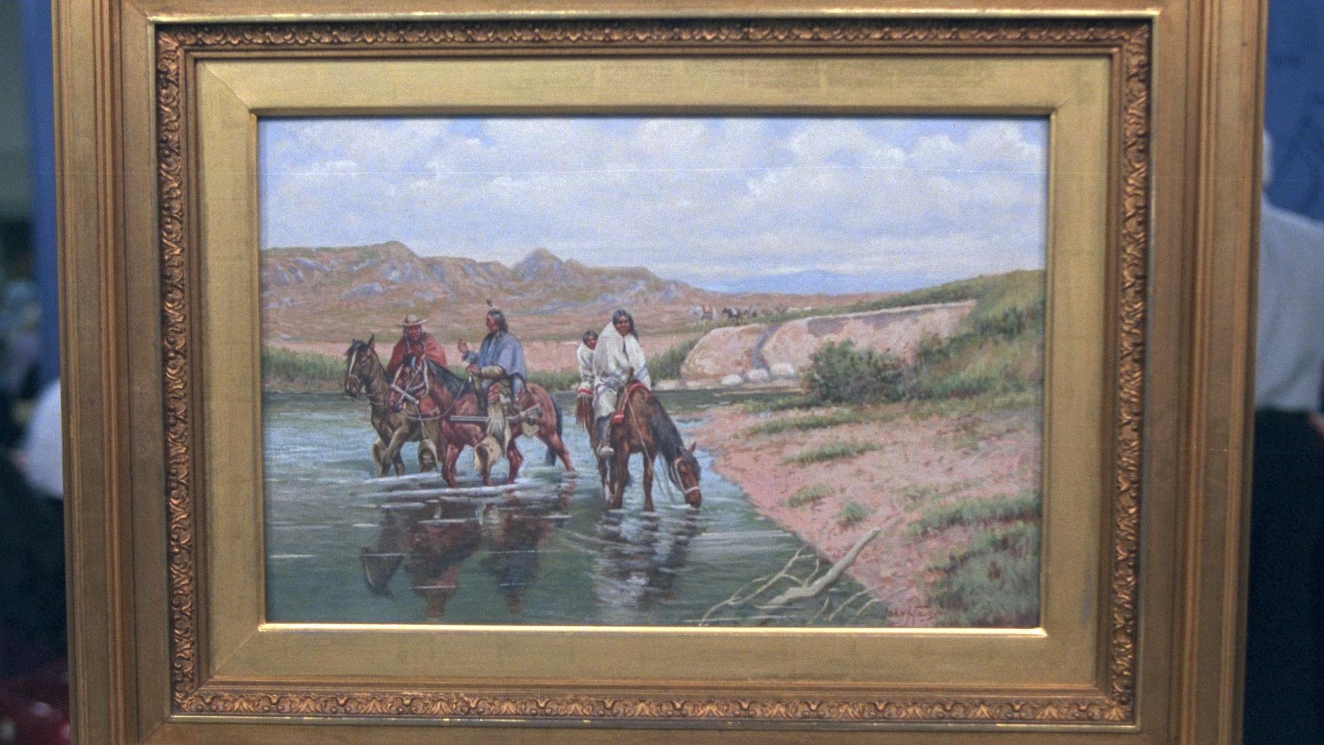 Appraisal: 1909 John Hauser Gouache Painting | Antiques Roadshow ...