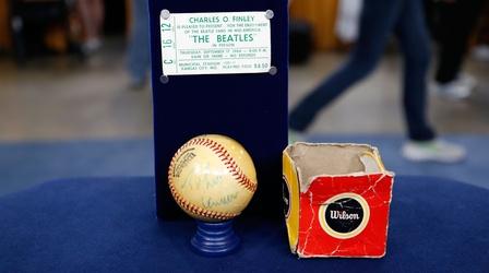 Video thumbnail: Antiques Roadshow Appraisal: Signed Beatles Baseball w/ Tix