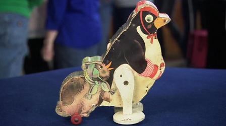 Video thumbnail: Antiques Roadshow Appraisal: Fisher Price Penelope & Baby Penguin, ca. 1935