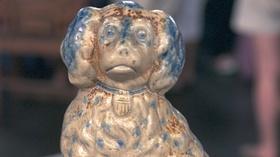 Video thumbnail: Antiques Roadshow Appraisal: 1889 American Stoneware Spaniel