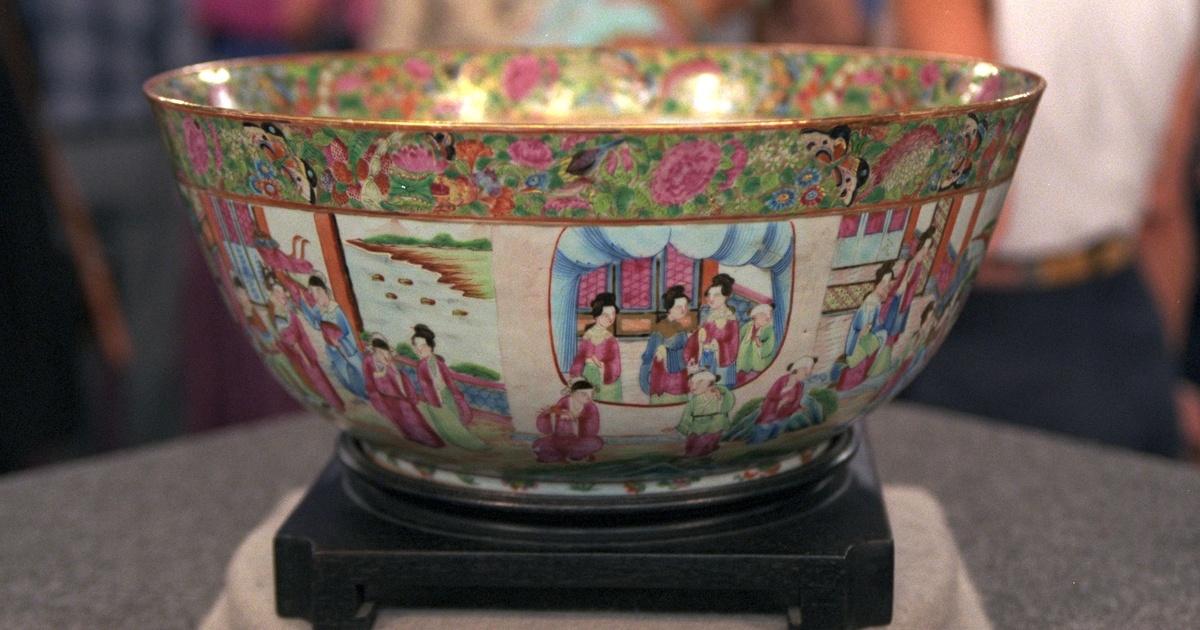 Antiques Roadshow Appraisal Chinese Export Bowl, ca. 1860 Season