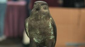 Video thumbnail: Antiques Roadshow Appraisal: Late Period Egyptian Bronze Falcon