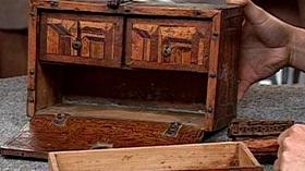 Video thumbnail: Antiques Roadshow Appraisal: Peruvian Vargueño & Miniature Petaca, ca.1750
