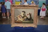 Appraisal: Julius Adam II "Kitten Symphony" Oil Painting