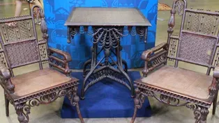 Web Appraisal: Rattan Armchairs & Table, ca. 1875