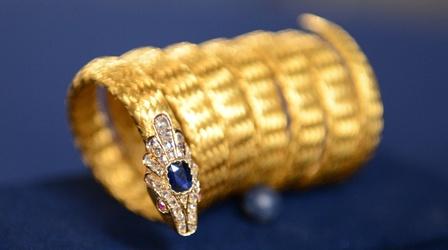 Video thumbnail: Antiques Roadshow Appraisal: English Gold & Sapphire Snake Bracelet, ca. 1875