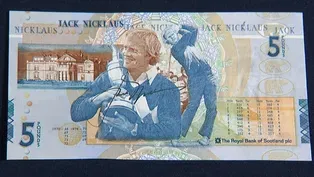 Appraisal: 2005 Jack Nicklaus-signed Five Pound Note