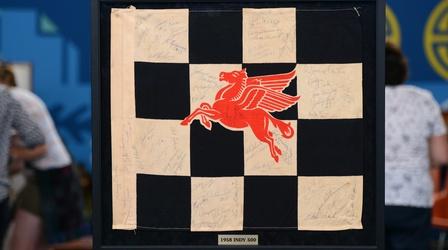 Video thumbnail: Antiques Roadshow Appraisal: 1958 Signed Indianapolis 500 Racing Flag