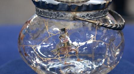 Video thumbnail: Antiques Roadshow Appraisal: Mt. Washington "Napoli" Biscuit Jar, ca. 1895