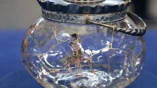 Appraisal: Mt. Washington "Napoli" Biscuit Jar, ca. 1895