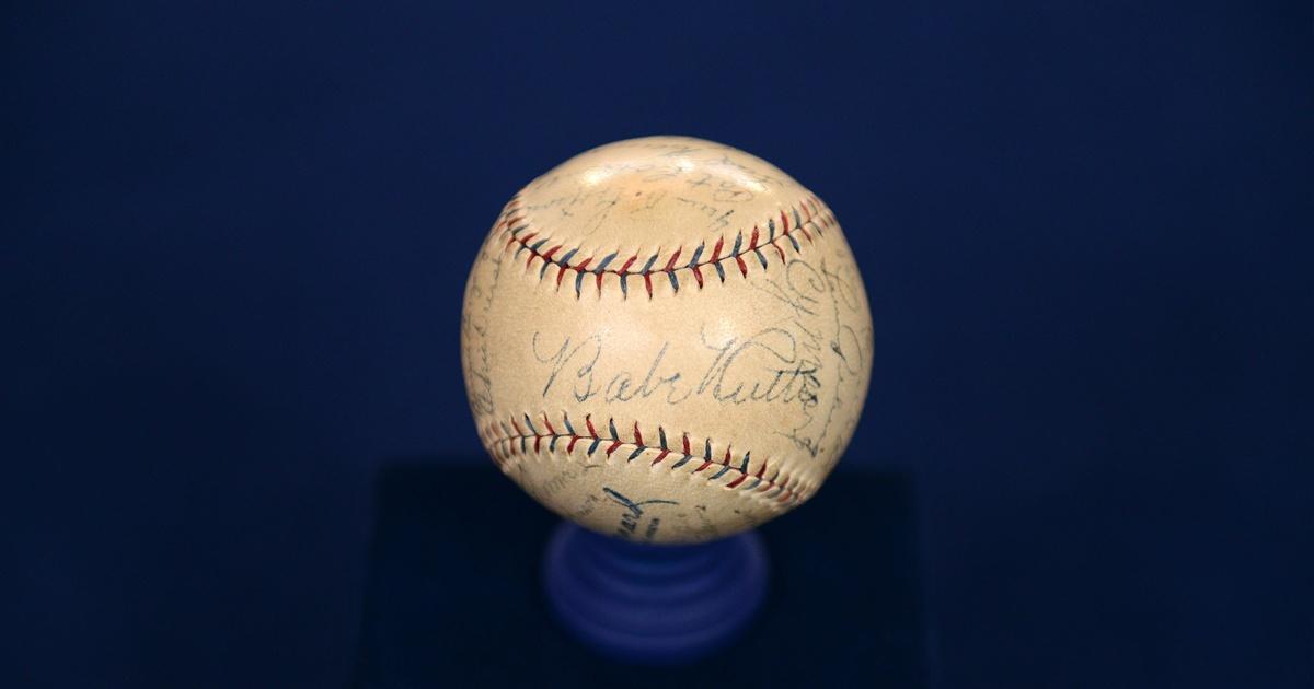 1927 Yankees Team-signed Baseball & Stamped Ball, Antiques Roadshow