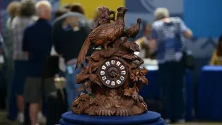 Appraisal: Black Forest-style French Carved Clock, ca. 1880