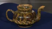 Appraisal: George Ohr Teapot, ca. 1905