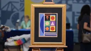 Appraisal: 1950 Auguste Herbin Abstract Gouache