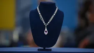 Appraisal: Pink Topaz, Diamond & Pearl Necklace, ca. 1910