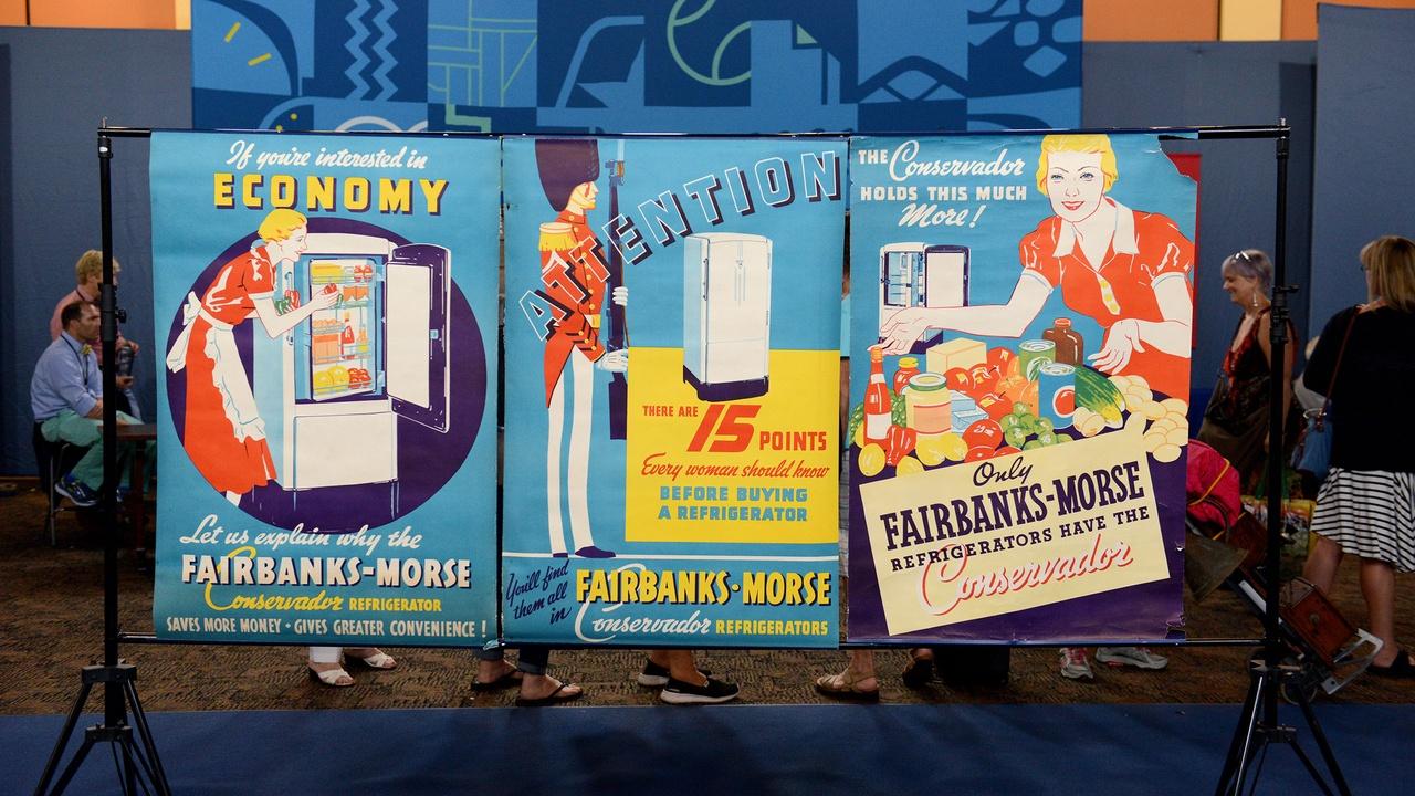 Antiques Roadshow | Appraisal: Fairbanks-Morse Refrigerator Posters, ca. 1935