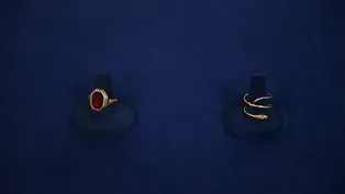 Appraisal: Garnet & Snake Gold Rings, ca. 1770