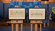 Appraisal: Disneyland Elevation Drawings, ca. 1954