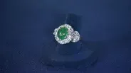 Appraisal: Emerald & Diamond Ring, ca. 1935