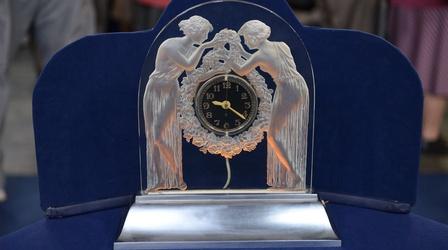 Video thumbnail: Antiques Roadshow Appraisal: René Lalique "Deux Figurines" Clock, ca. 1935