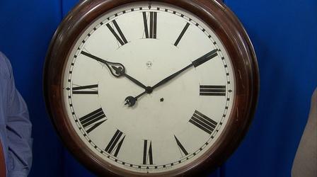 Video thumbnail: Antiques Roadshow Appraisal: Seth Thomas Gallery Clock, ca. 1910