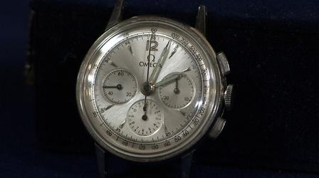 Video thumbnail: Antiques Roadshow Appraisal: Ab Jenkins's Omega Chronograph Watch, ca. 1950