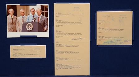 Video thumbnail: Antiques Roadshow Appraisal: 1969 Signed Moon Landing Newswires