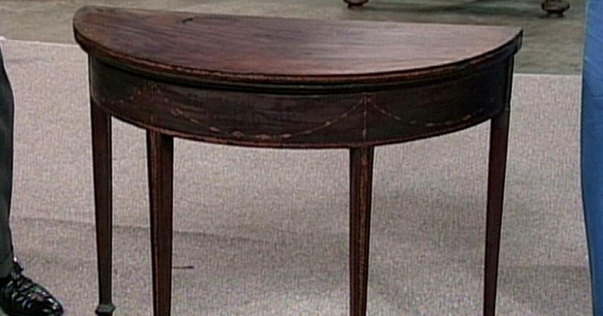 Antiques Roadshow Appraisal Seymour Card Table, ca. 1794 Season 16