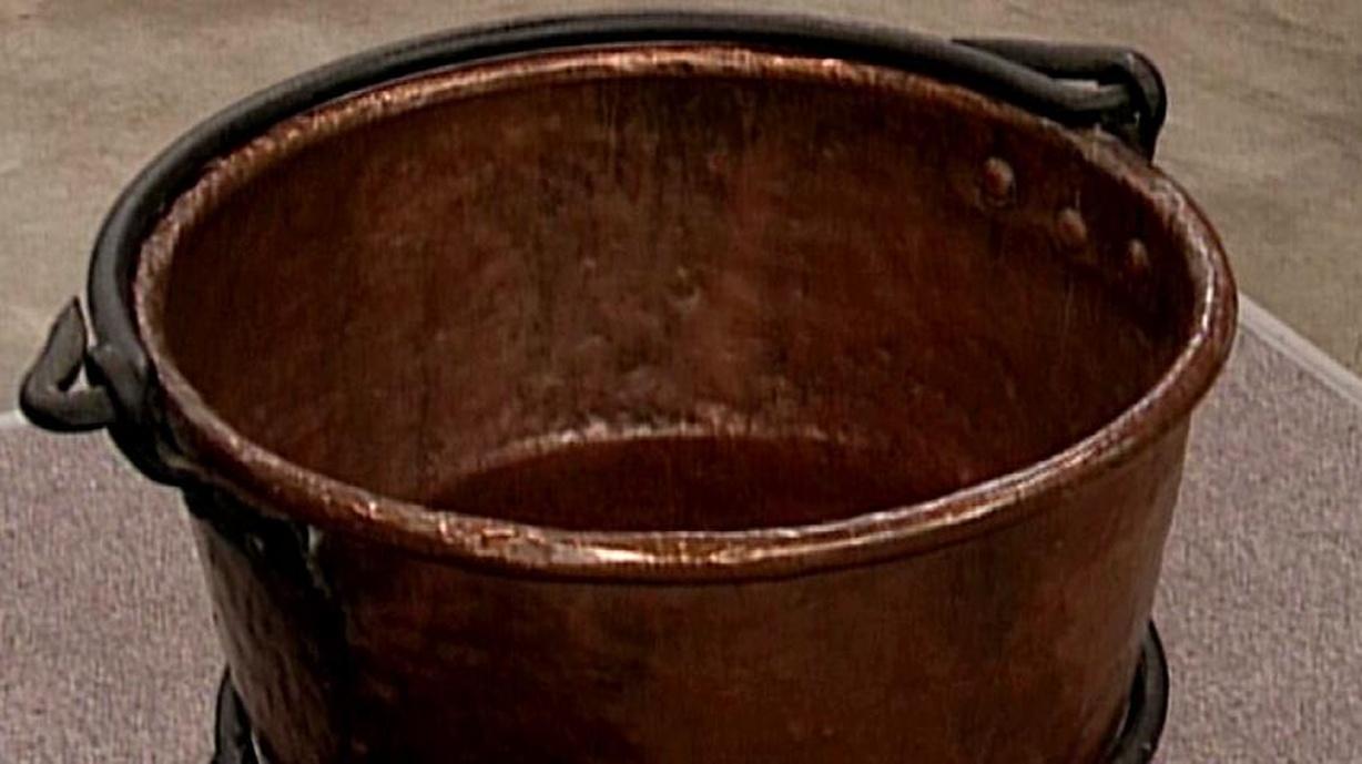 Appraisal J.P. Schaum Apple Butter Copper Kettle Watch on PBS Wisconsin