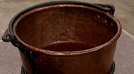 Video thumbnail: Antiques Roadshow Appraisal: J.P. Schaum Apple Butter Copper Kettle