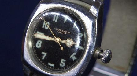 Video thumbnail: Antiques Roadshow Appraisal: Rolex "Army" Wristwatch, ca. 1940