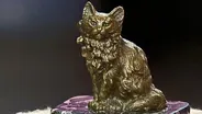 Appraisal: Austrian "Naughty" Cat Bronze, ca. 1900