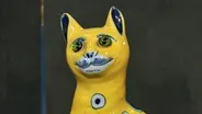 Appraisal: Émile Gallé Faience Cat, ca. 1890