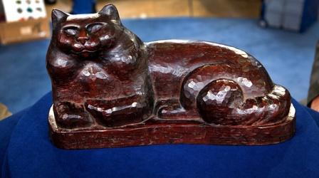 Video thumbnail: Antiques Roadshow Appraisal: Carved Wood Sculpture of a Cat