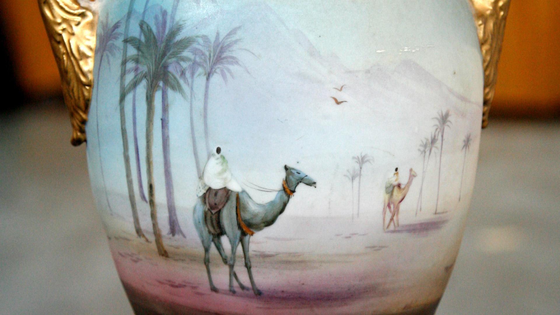 Appraisal Nippon HandPainted Porcelain Vase, ca. 1910 Antiques