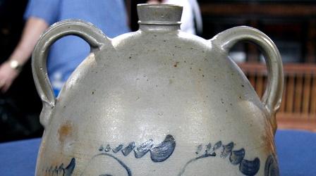 Video thumbnail: Antiques Roadshow Appraisal: 19th-Century Eberhart Stoneware Jug & Jar