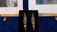 Appraisal: Spanish Gold & Garnet Earrings, ca. 1760