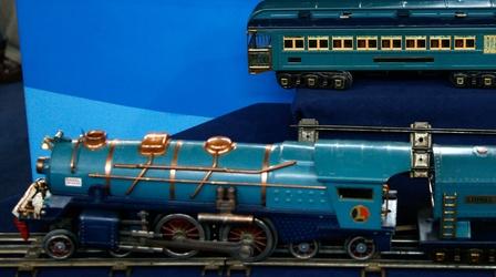 Video thumbnail: Antiques Roadshow Appraisal: Lionel Blue Comet Train, ca. 1935