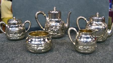 Video thumbnail: Antiques Roadshow Appraisal: 1883 Dominick & Haff Silver Tea Set