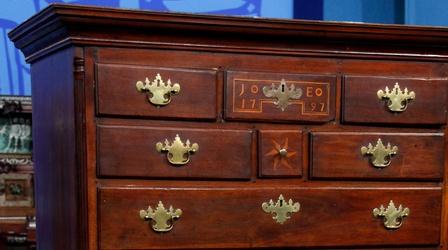 Video thumbnail: Antiques Roadshow Appraisal: 1797 Chester County Marriage Chest