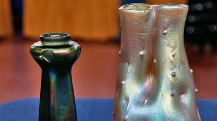 Video thumbnail: Antiques Roadshow Appraisal: Bohemian & Loetz Iridescent Vases