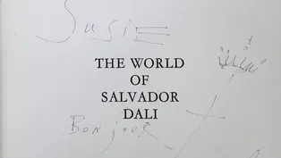 Appraisal: 1965 Salvador Dali Ink Drawing in Book