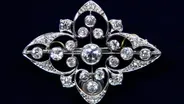 Appraisal: Edwardian Diamond Pin, ca. 1920