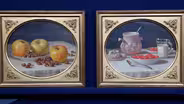 Appraisal: 1865 J.F. Francis Still Life Oil Paintings