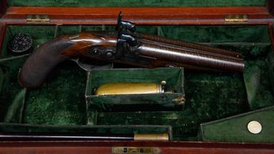 Appraisal: English Houdah Pistols, ca. 1846