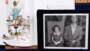 Appraisal: Norman Rockwell Oil Painting & Chair, ca. 1952
