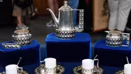 Appraisal: Wiener Werkstätte Silver Demitasse Set, ca. 1915