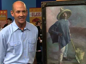 Interview:  1904 Diego Rivera "El Albañil" Oil Painting